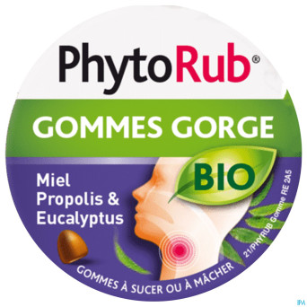 Phytorub gomme adouc. gorge bio    gommes 45