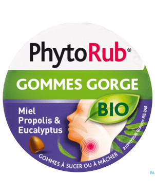 Phytorub gomme adouc. gorge bio    gommes 45