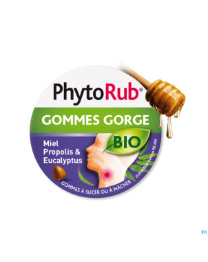 Phytorub gomme adouc. gorge bio    gommes 45