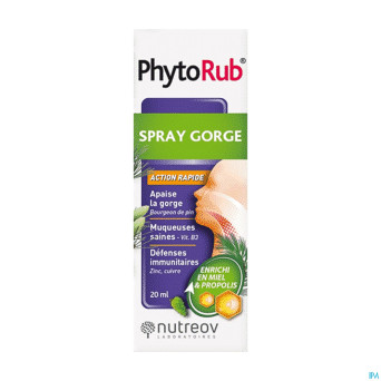 Phytorub spray adoucissant gorge    spray 20ml