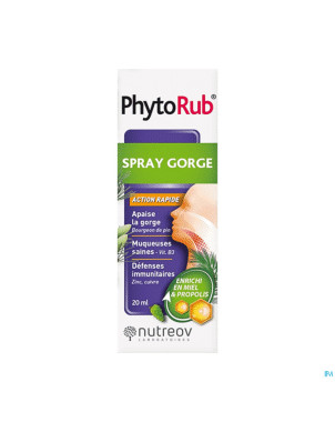Phytorub spray adoucissant gorge    spray 20ml