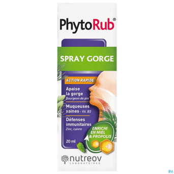 Phytorub spray adoucissant gorge    spray 20ml