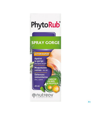 Phytorub spray adoucissant gorge    spray 20ml