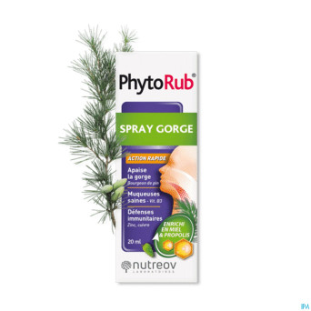 Phytorub spray adoucissant gorge    spray 20ml