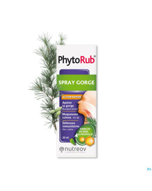 Phytorub spray adoucissant gorge    spray 20ml