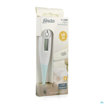 Alecto thermometre digital vert