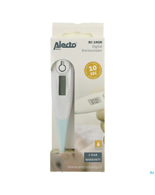 Alecto thermometre digital vert
