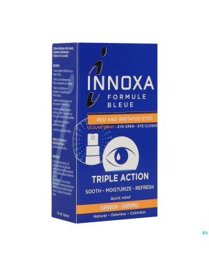 Innoxa spray oculaire yeux rouges&irrites    10ml