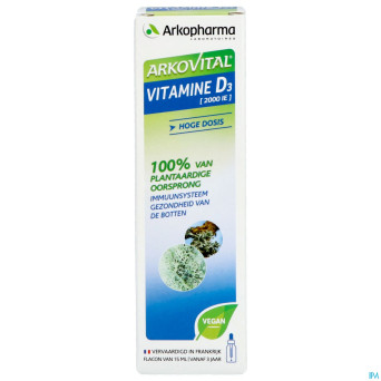 Arkovital vit d3 & e vegetales    fl 15ml