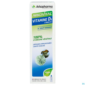 Arkovital vit d3 & e vegetales    fl 15ml