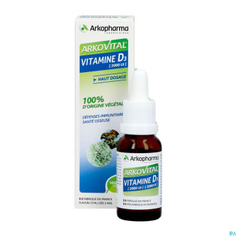 Arkovital vit d3 & e vegetales    fl 15ml