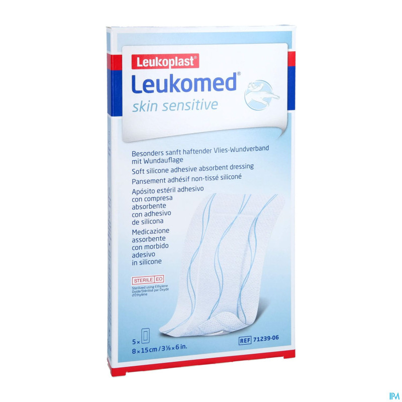 Leukomed skin sens.    8cmx15cm 5
