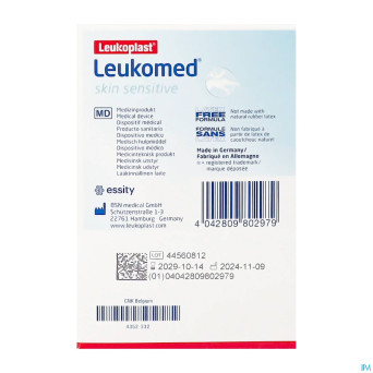 Leukomed skin sens.    5cmx7,2cm 10