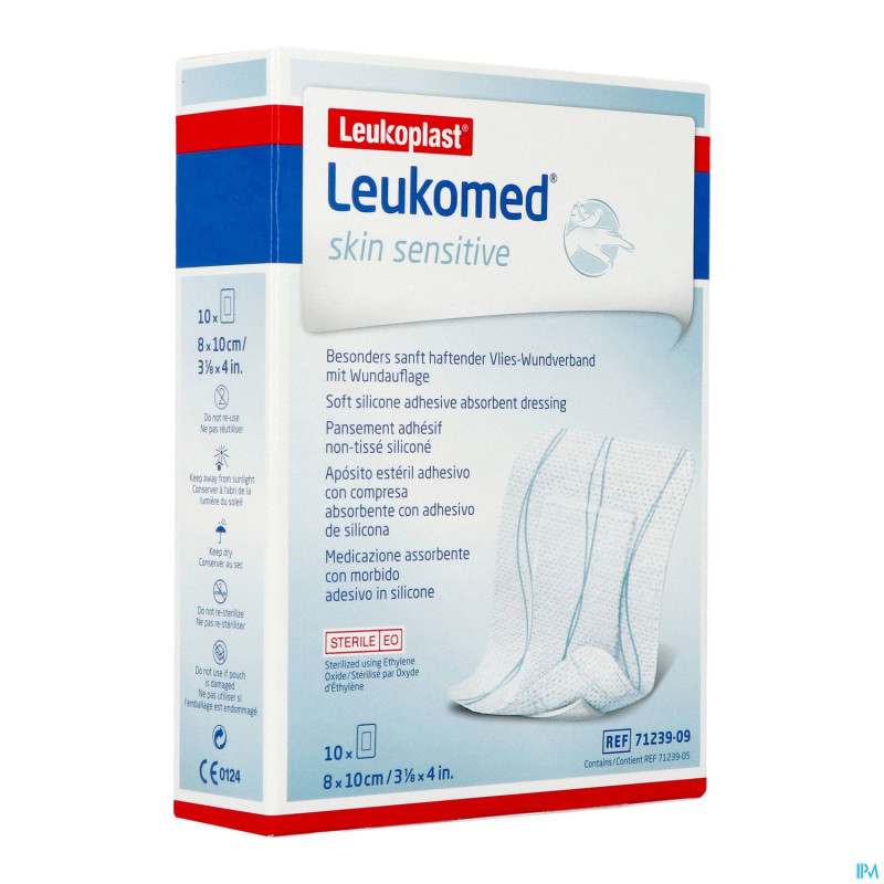 Leukomed skin sens.    8cmx10cm 10