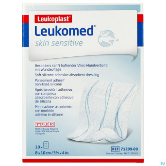 Leukomed skin sens.    8cmx10cm 10