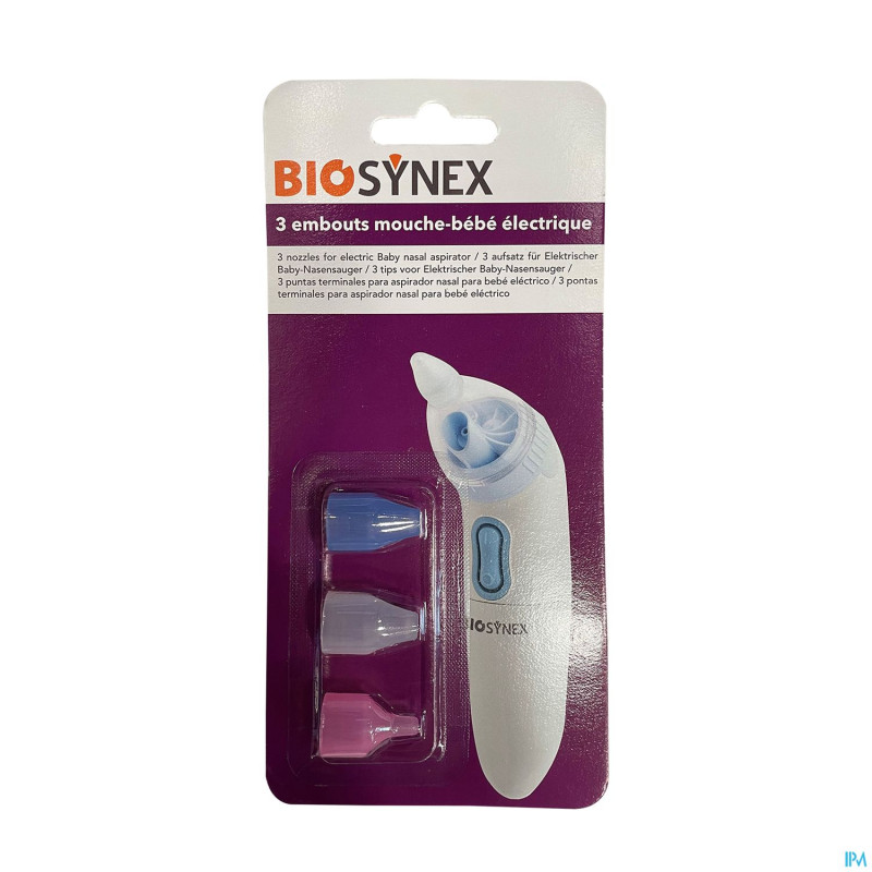Biosynex 3 embouts mouche bebe electrique
