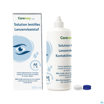Careway eyes sol lentilles all in 1 360ml+etui