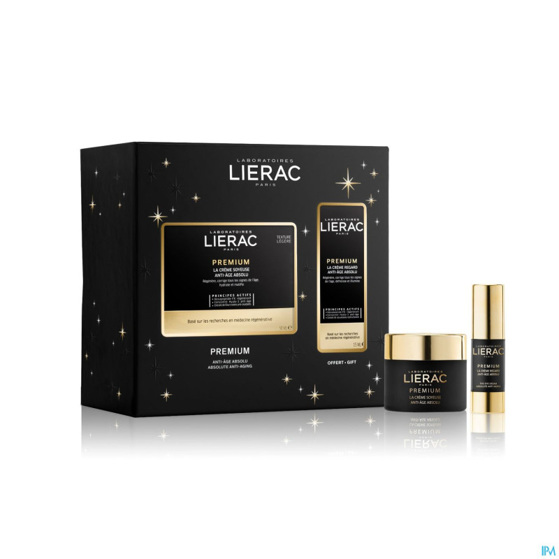 Lierac coffret noel premium cr volup.50ml+yeux15ml