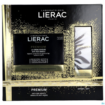 Lierac coffret noel premium cr soy. 50ml+yeux 15ml