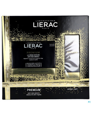 Lierac coffret noel premium cr soy. 50ml+yeux 15ml