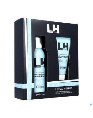 Lierac coffret noel bme a/ras.75ml+mousse ras150ml