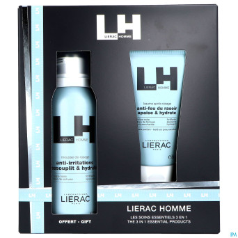 Lierac coffret noel bme a/ras.75ml+mousse ras150ml