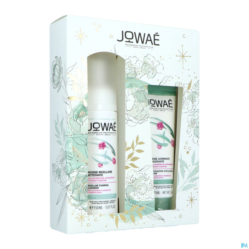 Jowae coffret noel cr gom.oxy75ml+mousse mic.150ml