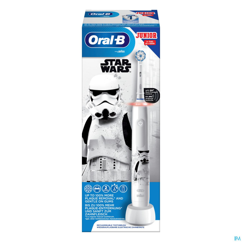 Oral-b d505 junior star wars white eb60 box