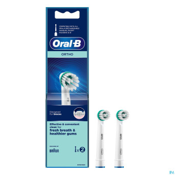 Oral-b ortho brush heads 2