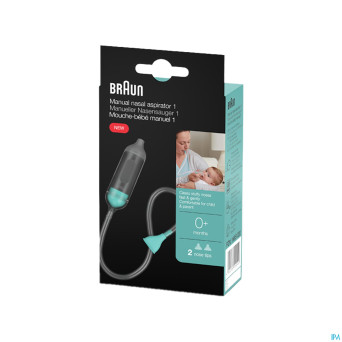 Braun aspirateur nasal manuel filtres jetables 20