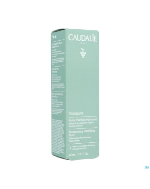 Caudalie vinopure fluide matifiant hydra   40ml nf