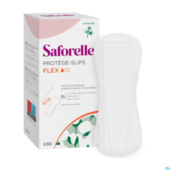 Saforelle coton protect protege slips nouv.qual.30