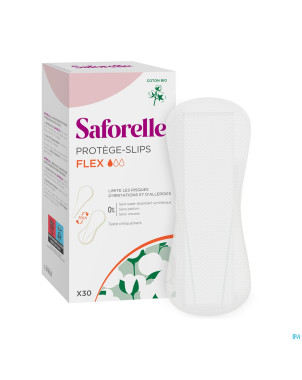 Saforelle coton protect protege slips nouv.qual.30