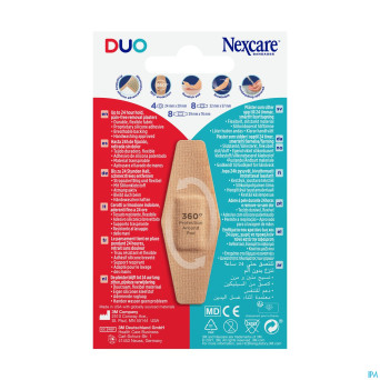 Nexcare 3m duo pansement assortiment 20