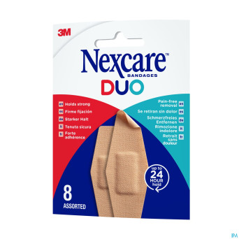 Nexcare 3m duo pansement assortiment  8