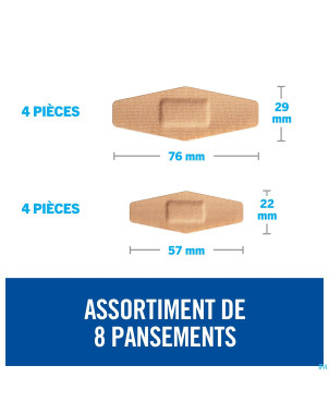 Nexcare 3m duo pansement assortiment  8