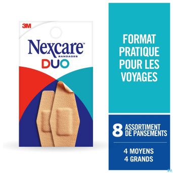Nexcare 3m duo pansement assortiment  8