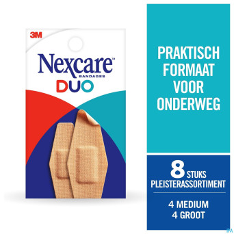 Nexcare 3m duo pansement assortiment  8