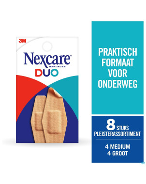 Nexcare 3m duo pansement assortiment  8