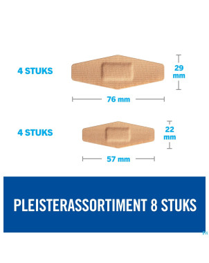 Nexcare 3m duo pansement assortiment  8