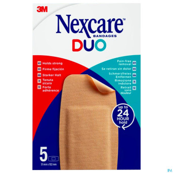 Nexcare 3m duo pansement maxi  51x102mm  5