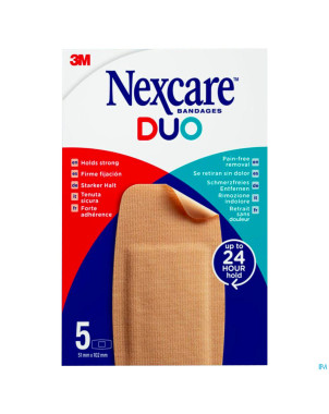 Nexcare 3m duo pansement maxi  51x102mm  5