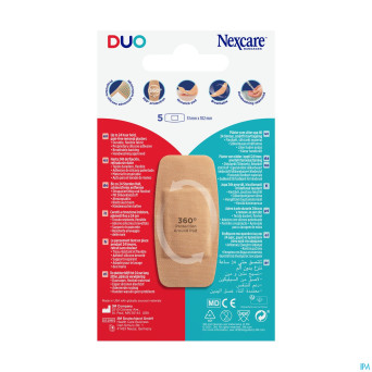 Nexcare 3m duo pansement maxi  51x102mm  5