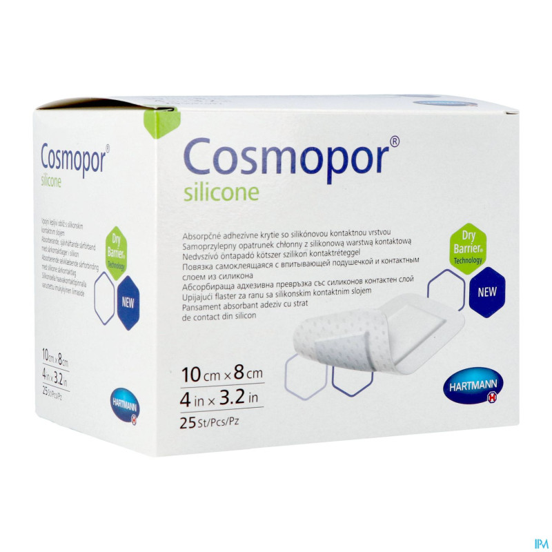 Cosmopor silicone 10,0x 8cm   25