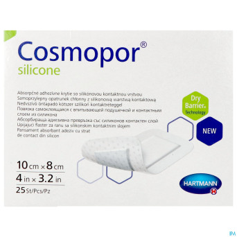 Cosmopor silicone 10,0x 8cm   25
