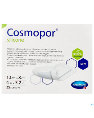 Cosmopor silicone 10,0x 8cm   25