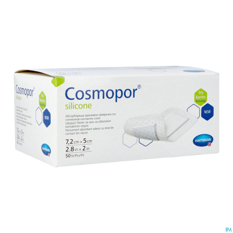 Cosmopor silicone  7,2x 5cm   50