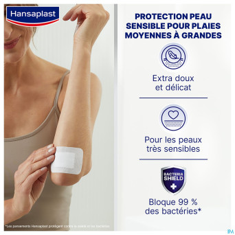 Hansaplast pansements ultra sensitive xl    5