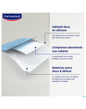 Hansaplast pansements ultra sensitive xl    5