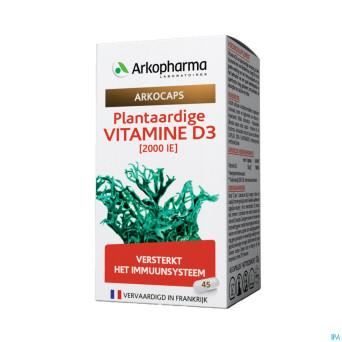 Arkogelules vitamine d3 vegetale    caps 45